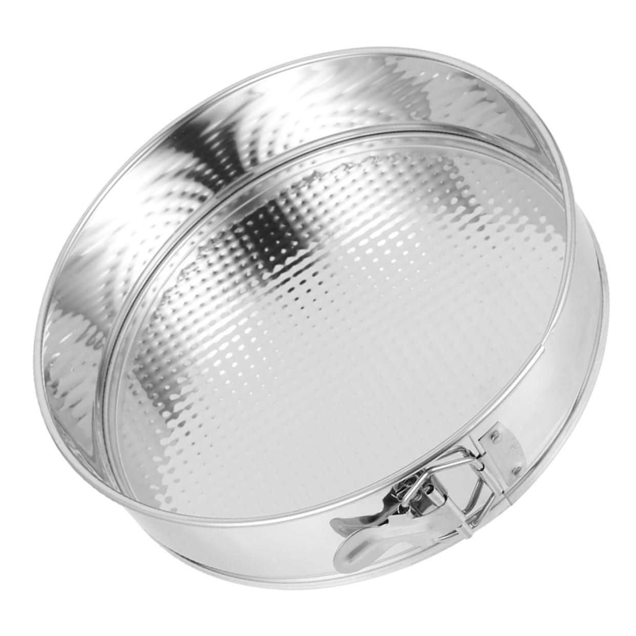 Ciieeo Non-stick Round Cake Pan Stainless Steel Chiffon Fondant Mold Lock Spring Design Easy Release for Baking Cheesecake