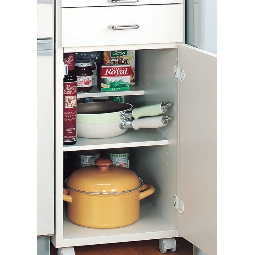 Amazon｜ディノス キッチン収納 キッチンストッカー 隙間収納