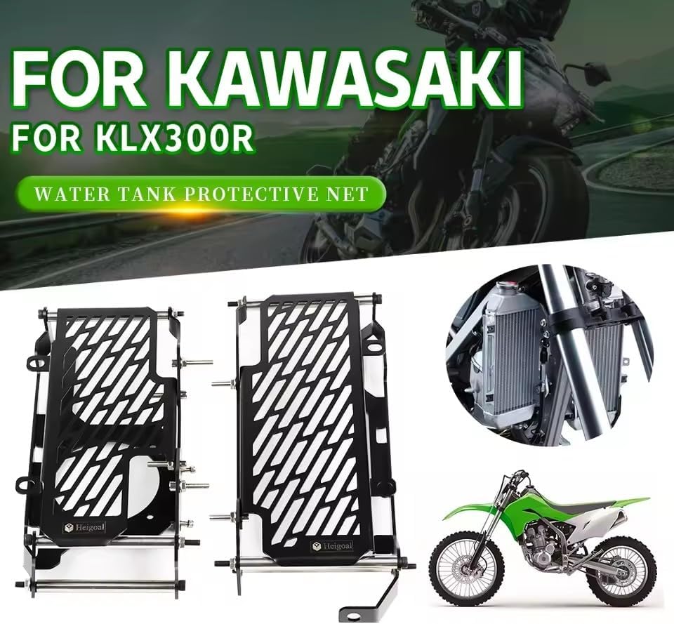 For KAWASAKI KLX300R KLX300 R KLX 300 R KLX 300R 2020 2021 2022 2023 2024 Accessories Radiator Guard Grill Protection Cover Protector