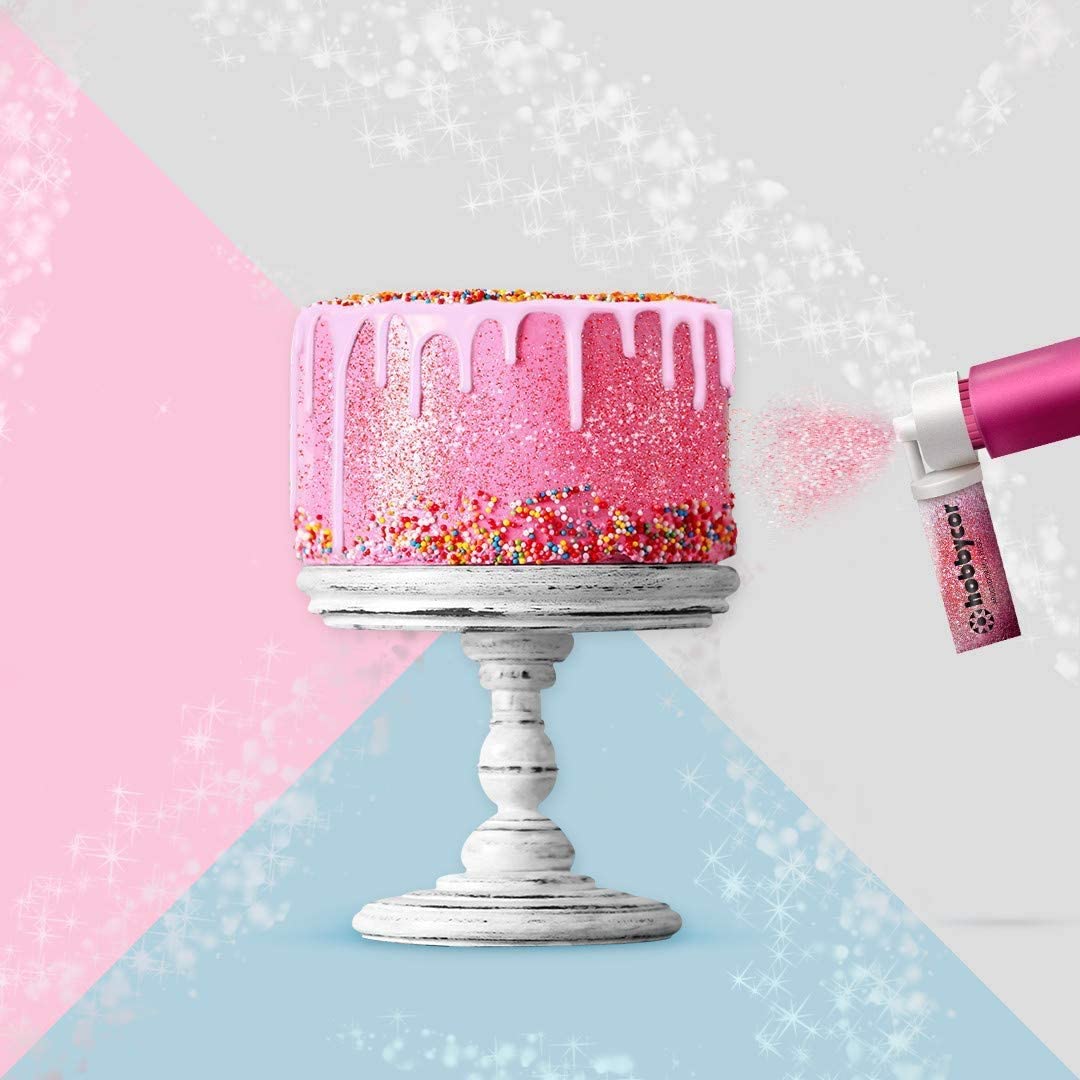BAKING SET Shimmer Pump Manual Airbrush Pump for Decorating Cake, Cupcake, Dessert and Chocolates (Pack of 1) 3