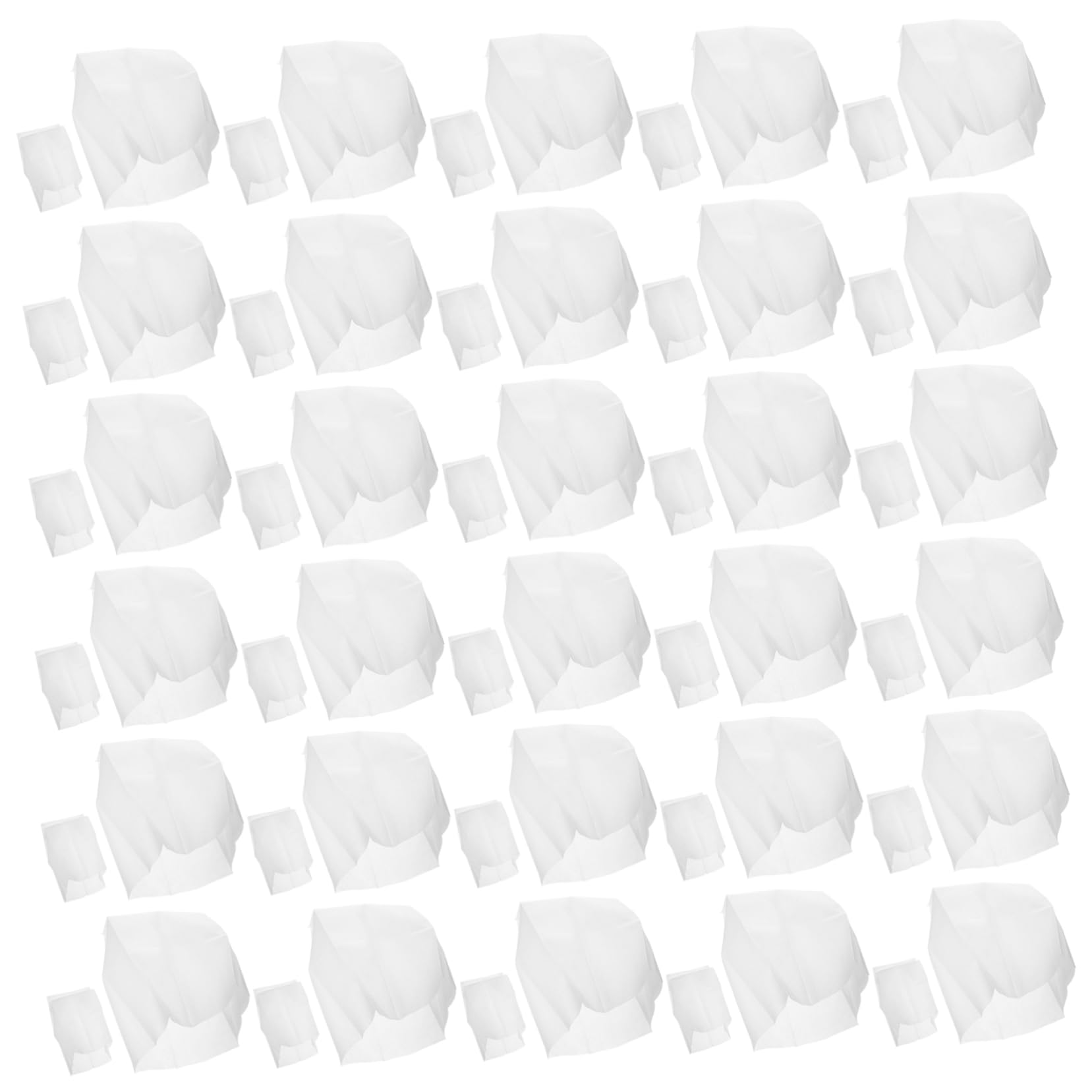 Didiseaon Lot de 200 Sacs De Culture pour Semis en Tissu Non Tissé 8 X 10 Cm Et 20 X 20 Cm - Fournitures De pour Légumes, Et Semis