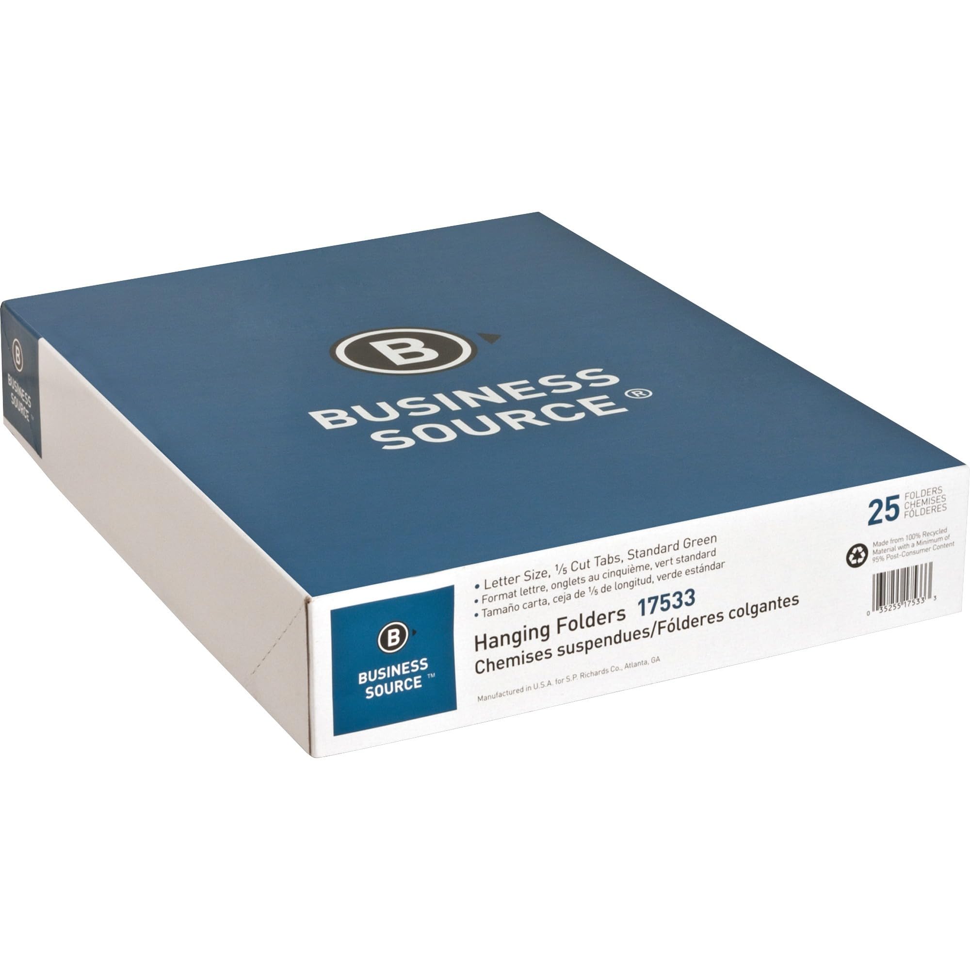 Amazon.com: Business Source, BSN17533, 1/5 Cut Standard