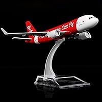 Vista 6 de Avión A320 de Asia 24 horas - Modelo de avión de aleación de metal - 1:400 - Cumpleaños