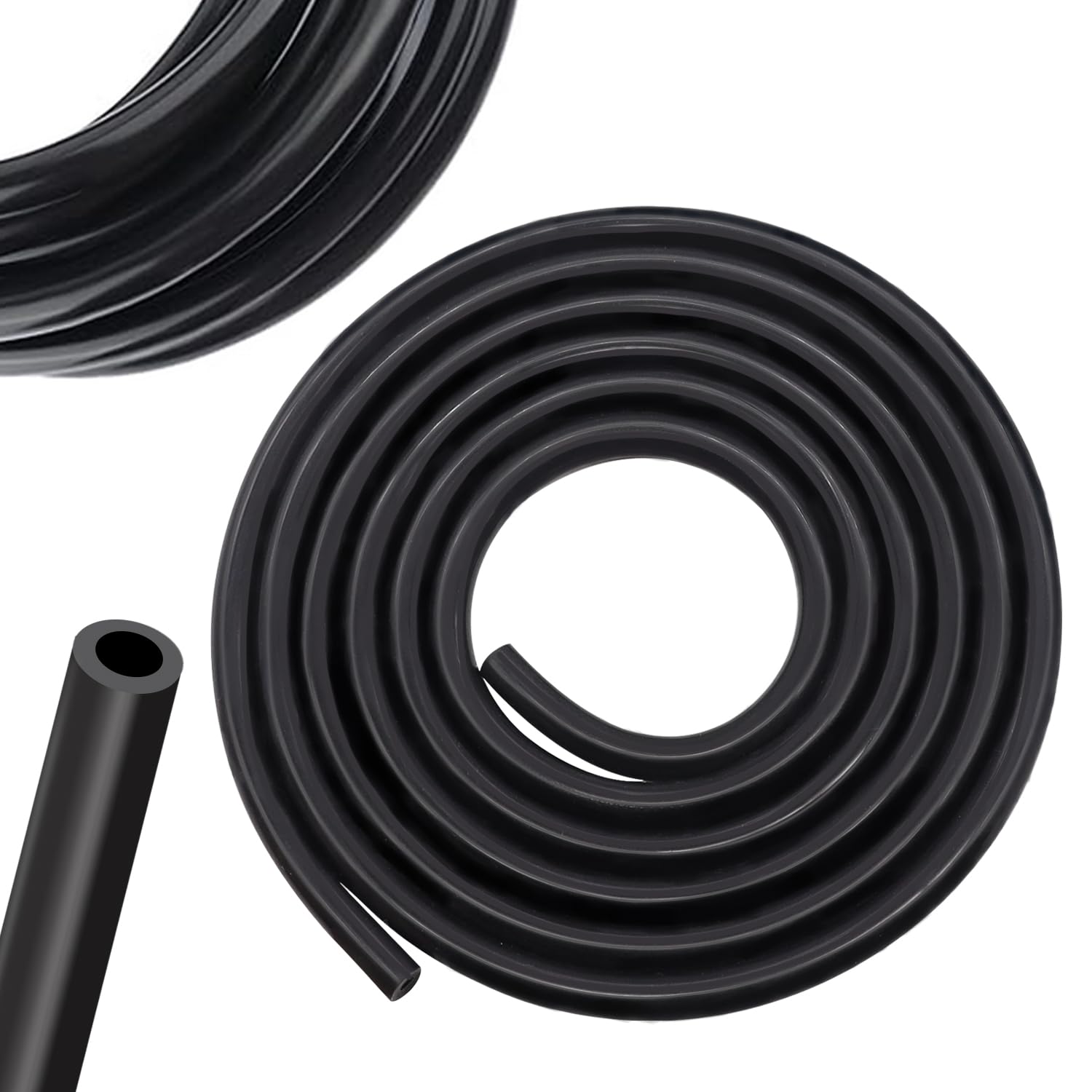 Tnisesm 6Ft Vacuum Hose Automotive 1/8"ID High Performance 130PSI Silicone Vacuum Hose line Kit - belts hoses and pulleys automotive | Mubboo