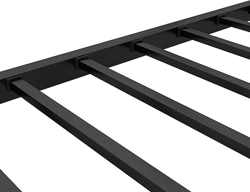 Miniatura 7 de Literas Twin XL sobre Queen para Adultos, Literas Resistentes para Adultos, Litera de Metal Twin sobre Queen con 2 Escaleras, Litera Queen, Sin