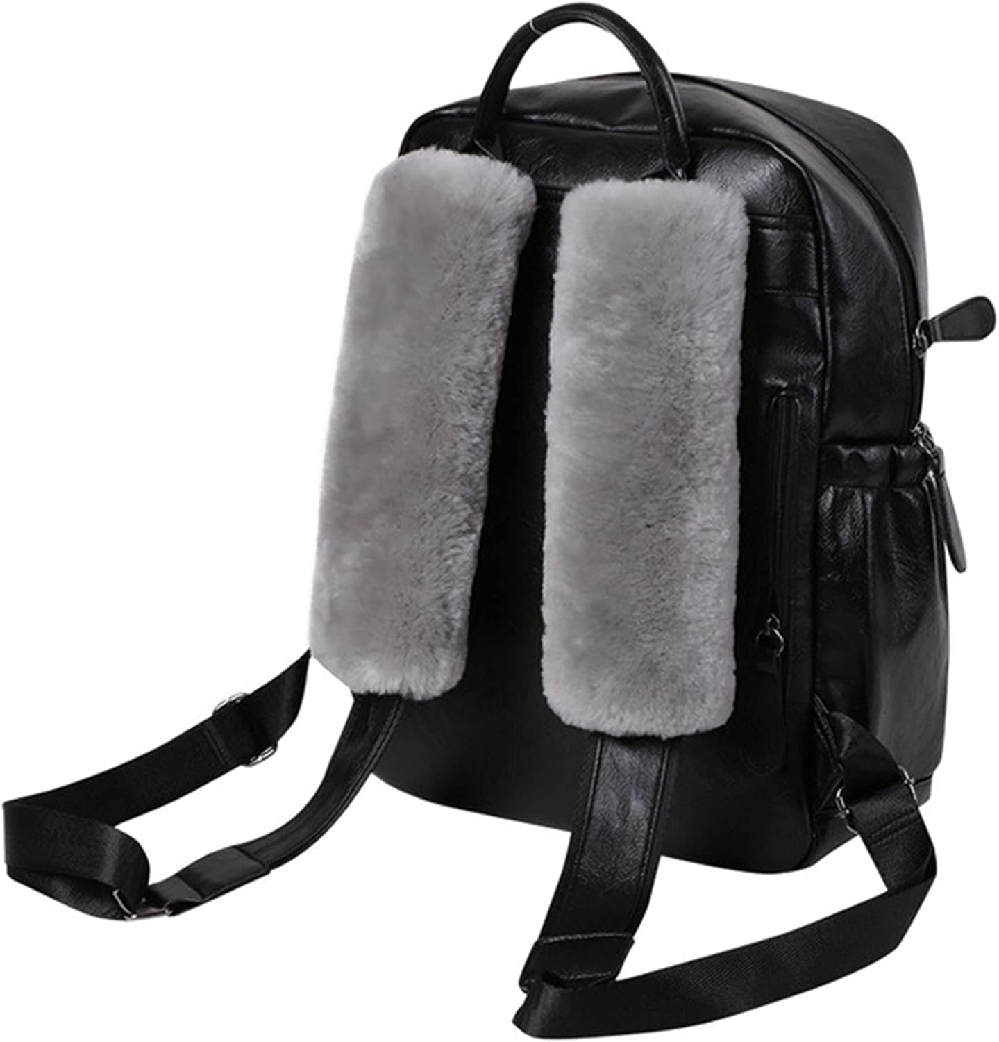 2 Sztuk Sheepski Auto Osłona Pasa Bezpieczeństwa, Podkładka Pasa Bezpieczeństwa Na Ramię Do Samochodu, Ciężarówki, Suv, Airplae, High Desity Soft Wool Camera Plecak Strapy, Brown 2, 10.6 x 2.8 in