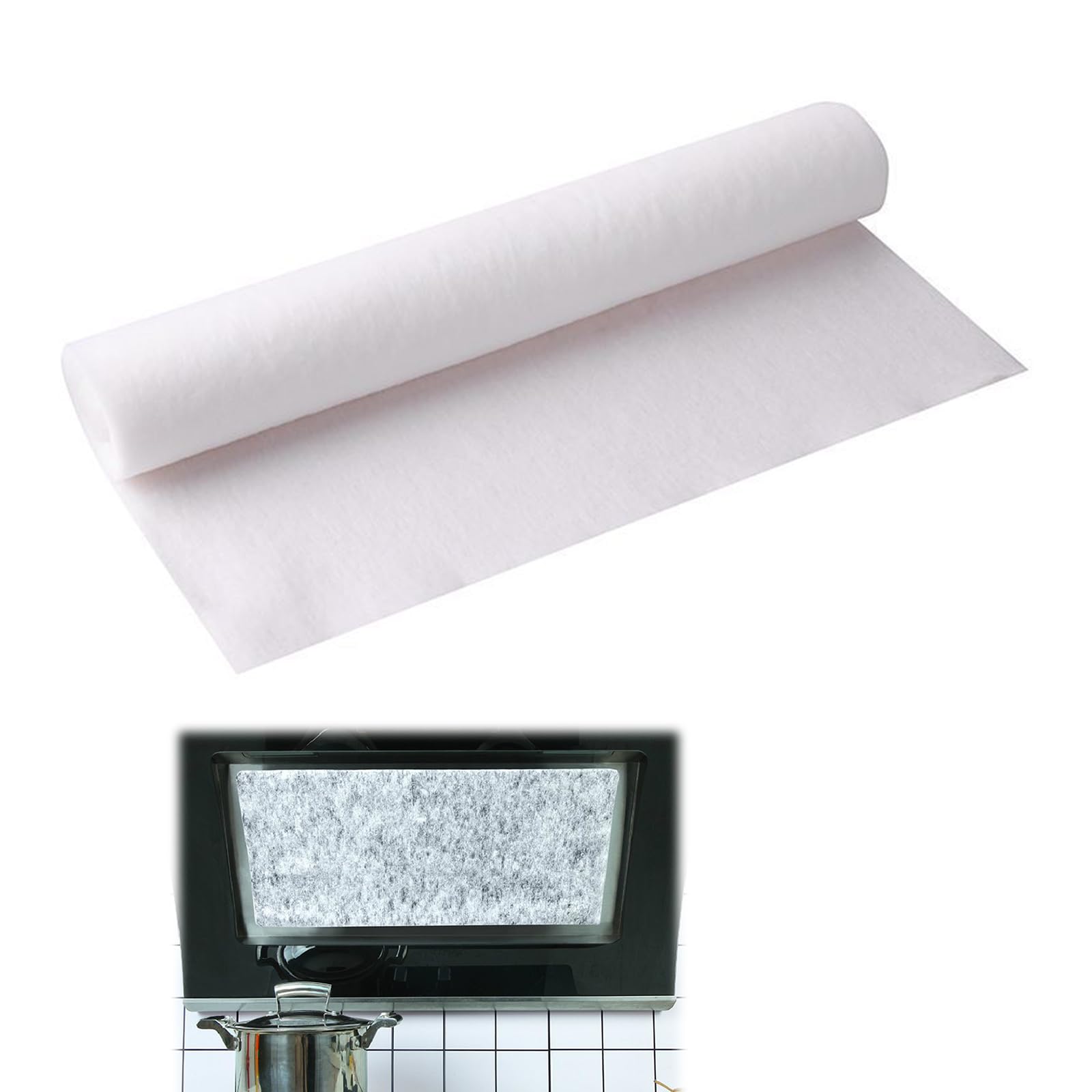 500cm x 46cm Filtro de Campana Extractora, Universal Filtros de Grasa Campana, Filtros Planos para Campana Extractora para Modelos Diversos de Campanas Extractoras de Cocina - Recortable