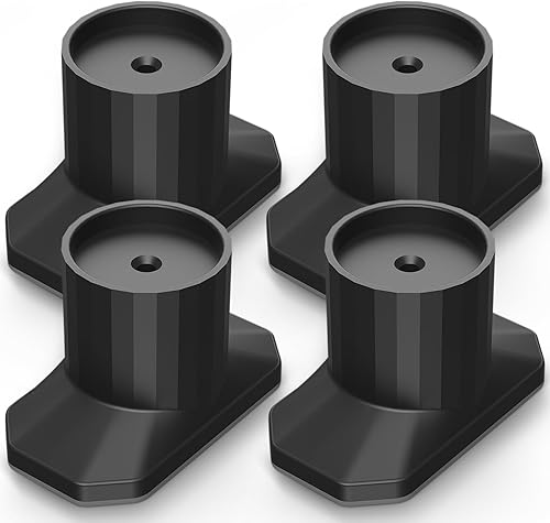 ICERO Protector de pared extensor para puerta de bebé (paquete de 4) Kit de extensión de puertas montadas a presión que extiende puertas de