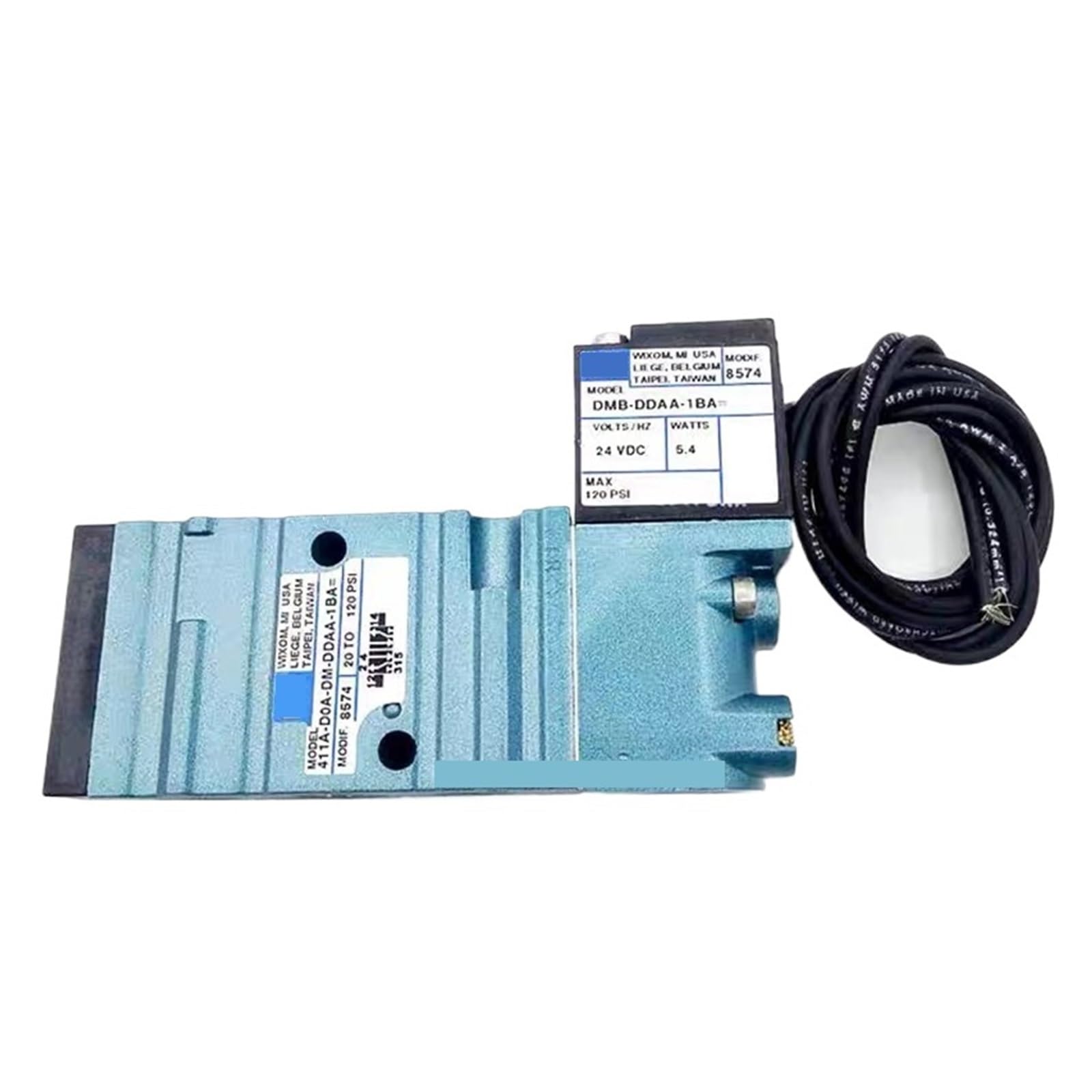 Électrovanne 411A-B0A-DM-DDAA-1BA pour stopper les pannes de pression d'air 411A-D0A