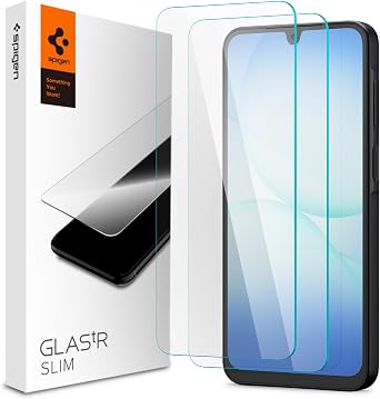 Spigen Galaxy A17 / A16 / A26 / M36 / F36 / M17 / M16 ile Uyumlu Ekran Koruyucu Cam Glas.tR Slim (2 Adet) - AGL08935