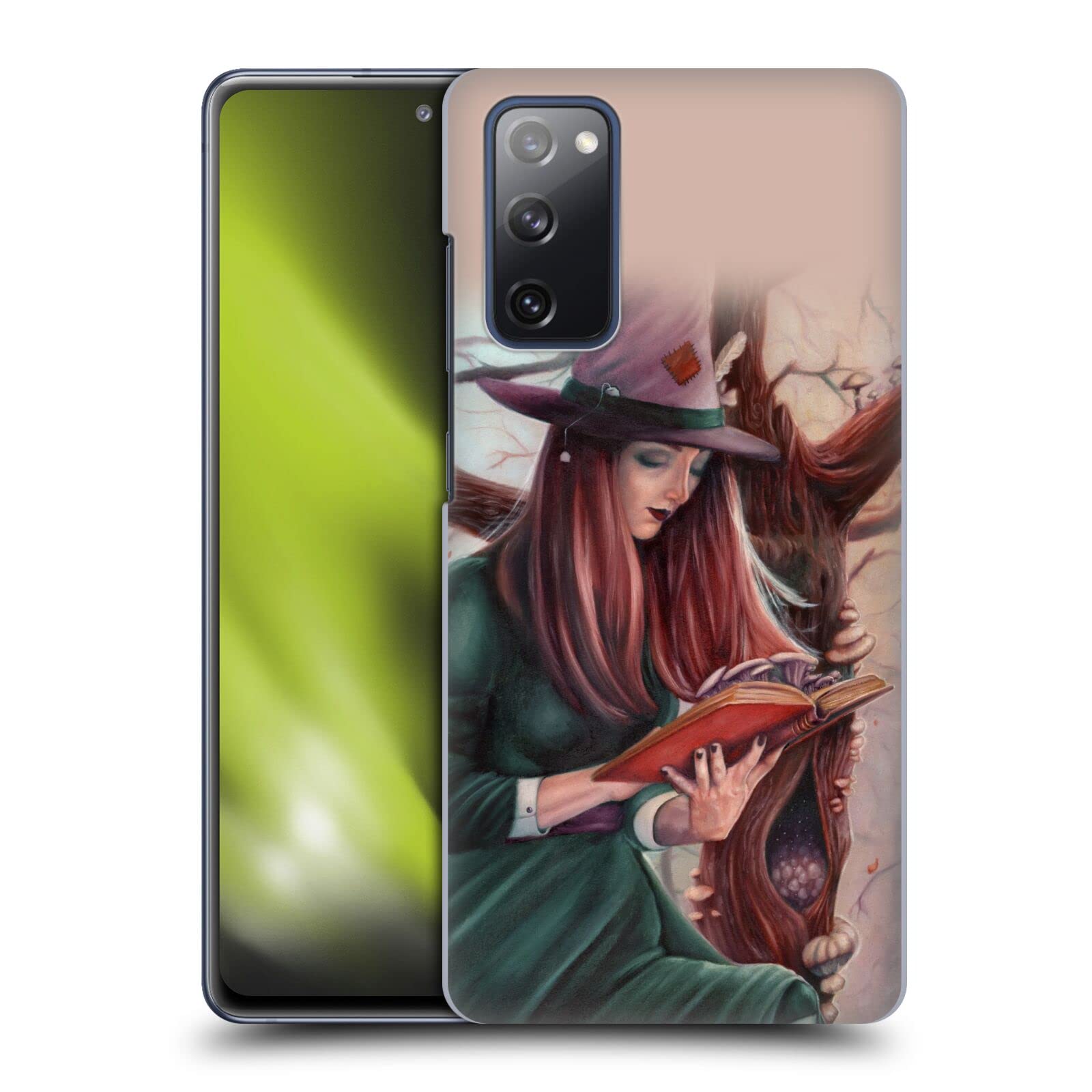 Officially Licensed Tiffany Tito Toland-Scott Mushroom Witch Reading In Forest Art Hard Back Case Compatible With Samsung Galaxy S20 FE / 5G