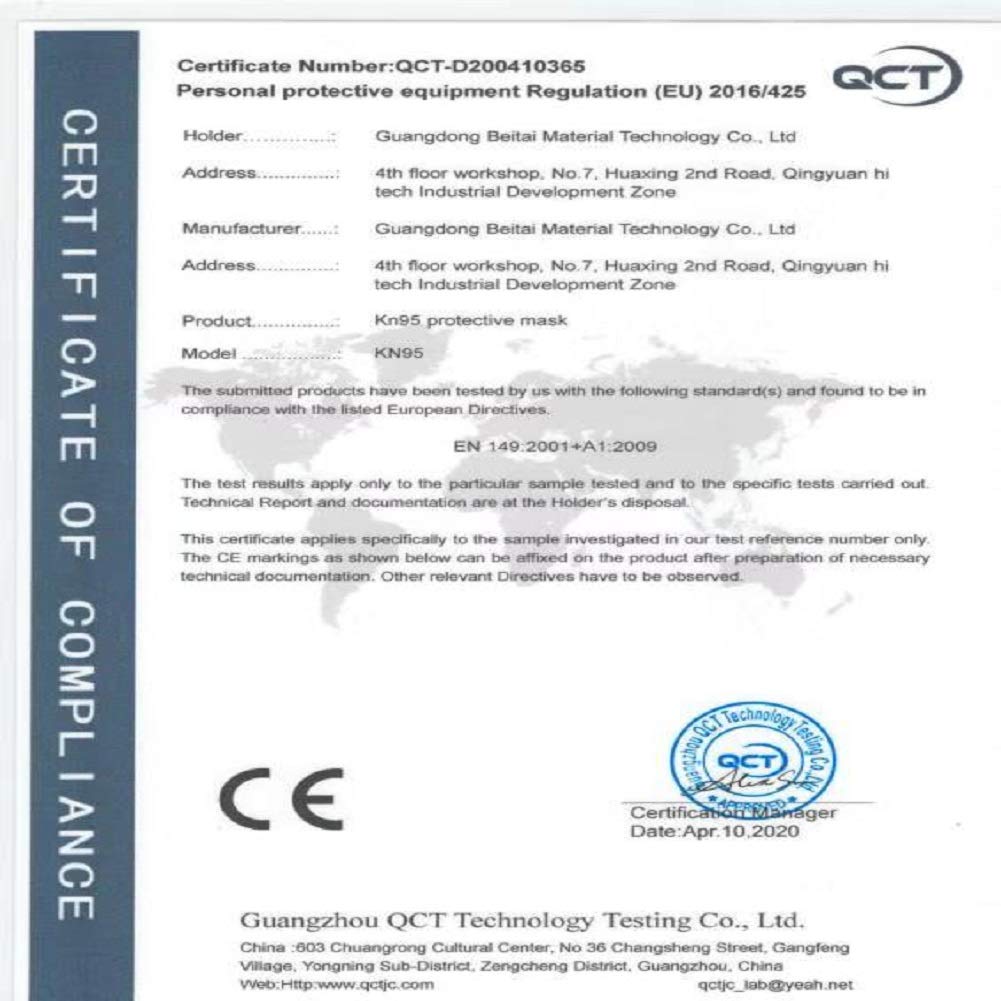 30 Mascherine FFP2 con certificazione Europea CE 5 strati PDI con comodi passanti per le orecchie alto filtraggio