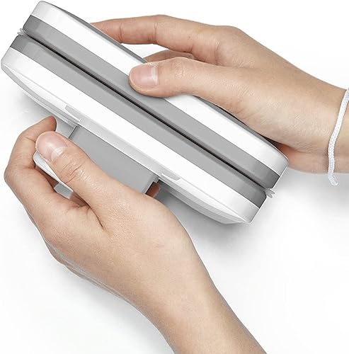 Miniatura 7 de JUOPZKENN Limpiador de vidrio magnético,Cepillo limpiador de ventanas de doble cara con agarre cómodo,Herramientas de limpieza de limpiaparabrisas