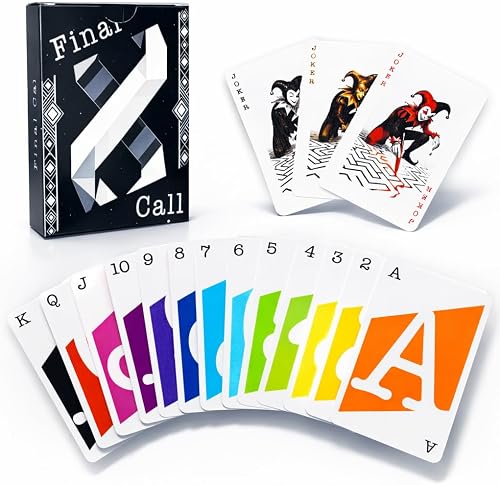 #CommissionsEarned<br>Final Call – Strategic Bluffing Card Game with Wild Cards | Fast-Paced Mind Game for 2–4 Players | Party, Family & Strategy Game for Teens and Adults New Poker Game