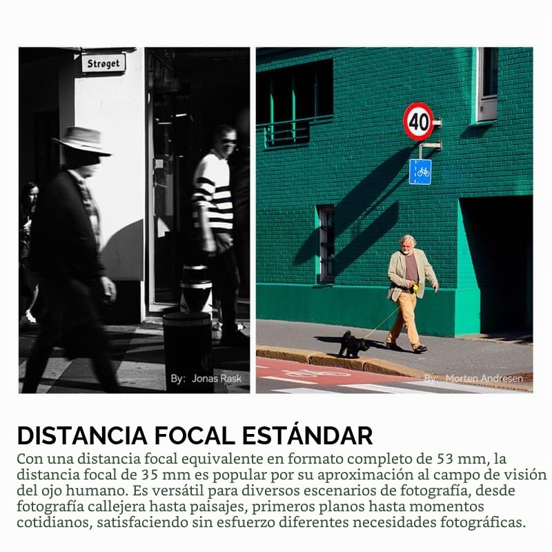 TTArtisan AF 35 mm F1.8 II Lente Enfoque automático Marco APS-C para cámaras con Montura FX-A1 X-A10 X-M1 X-T1 X-T10 X-T100 X-PR01 X-PR03 X-E1 X-E2S X-E4 XS10 XS20 y más. (Negro)