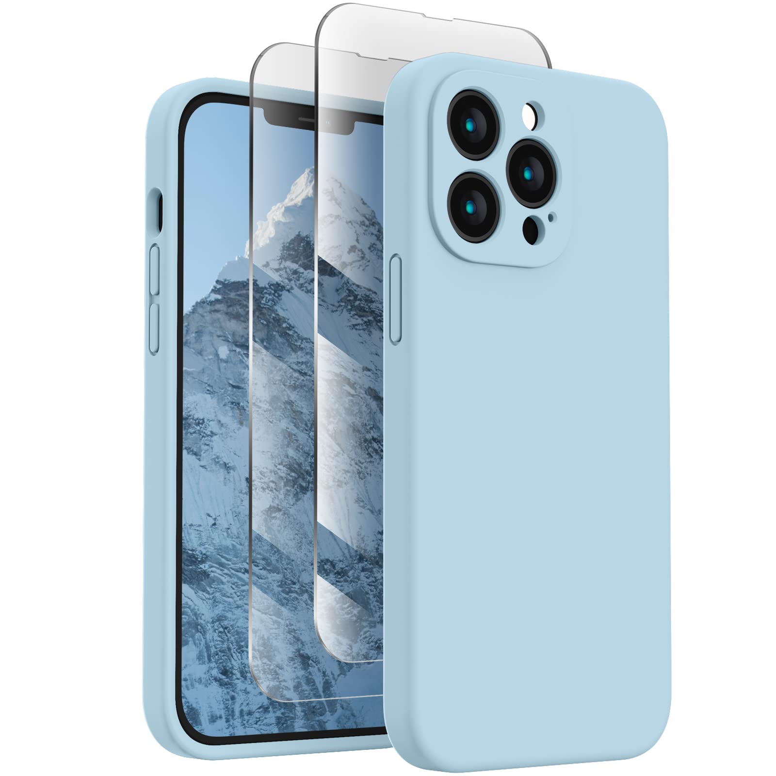 FireNova Designed for iPhone 13 Pro Max Case, 6.7", Sky Blue