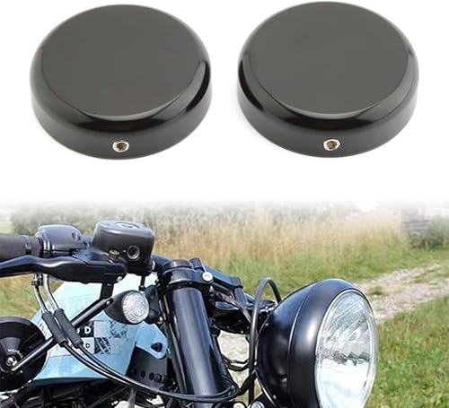 Miniatura 3 de Zhisheng - 2 tapas de horquilla superiores de motocicleta de montaje empotrado para Harley Breakout FXSB 2013-2017, Dyna Wide Glide FXDWG 2006-2011,
