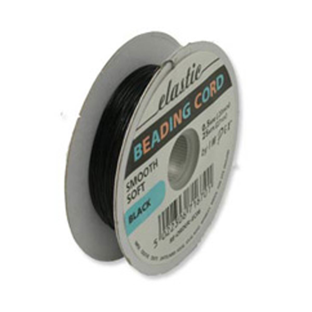 Trimits Elastic Beading Cord 0.5mm - METRE, BLACK
