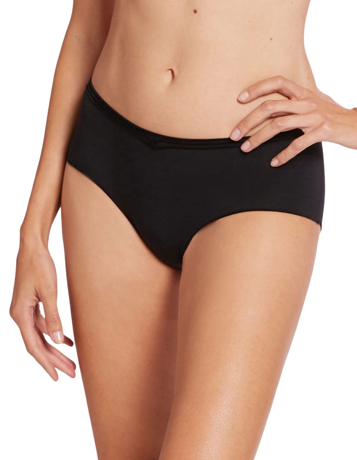 Wolford Women's Black Cotton Contour 3W Panty 4W2001 S