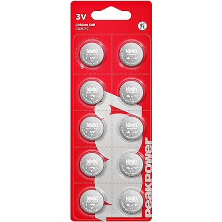 Batterie A Bottone CR2032 Litio 3V | Pacco Da 5 O 10 Pezzi | Per Telecomandi, Calcolatrici, Dispositivi Elettronici | 160 MAh