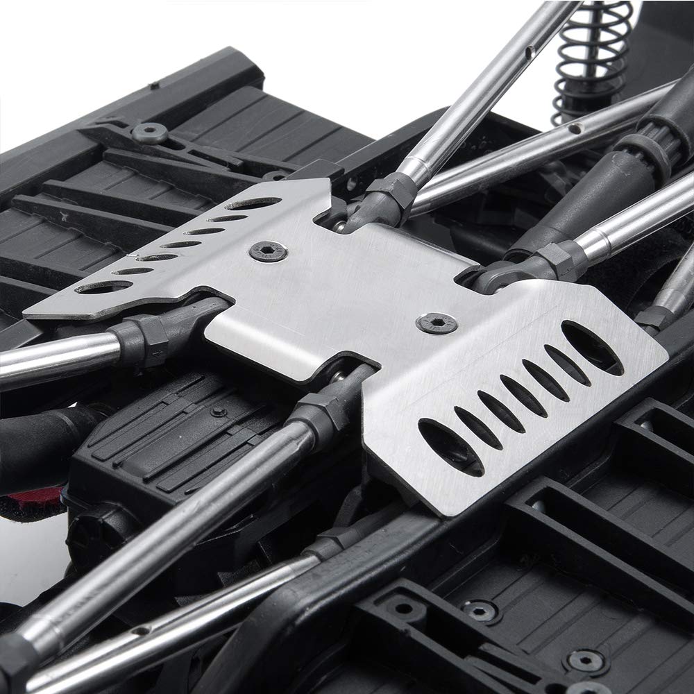 Piastra Paramotore Per Cambio In Lega Di Alluminio Supporto Trasmissione Professionale Ad Alta Resistenza Accessori Per Auto Rc Per Scx10 Pro Nero 95051550