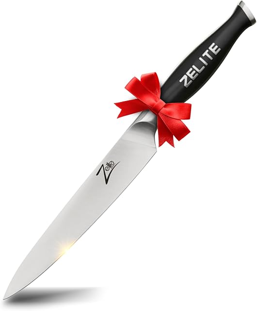 Zelite Infinity Utility Knife - Comfort-Pro Series - High Carbon Stainless Steel Chef Knives X50 Cr MOV 15 >> 6" (152mm)