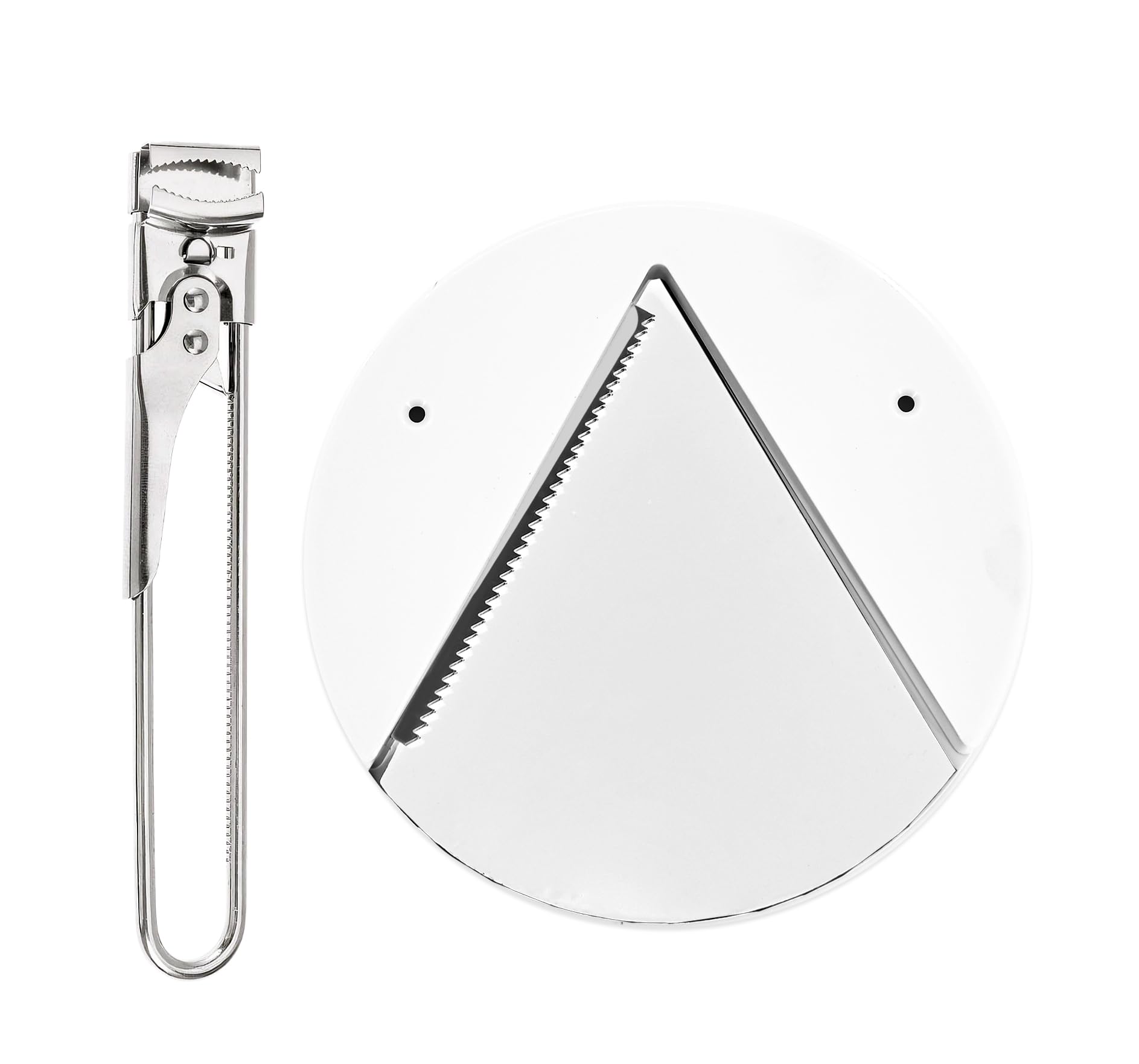 Glasöffner unter dem Schrank, Flaschenöffner für Senioren, kommt mit 1 Edelstahl-Glasdeckelöffner, einfach zu greifen, lässt sich leicht von Deckel jeder Größe abdrehen, unverzichtbare Küchenhelfer
