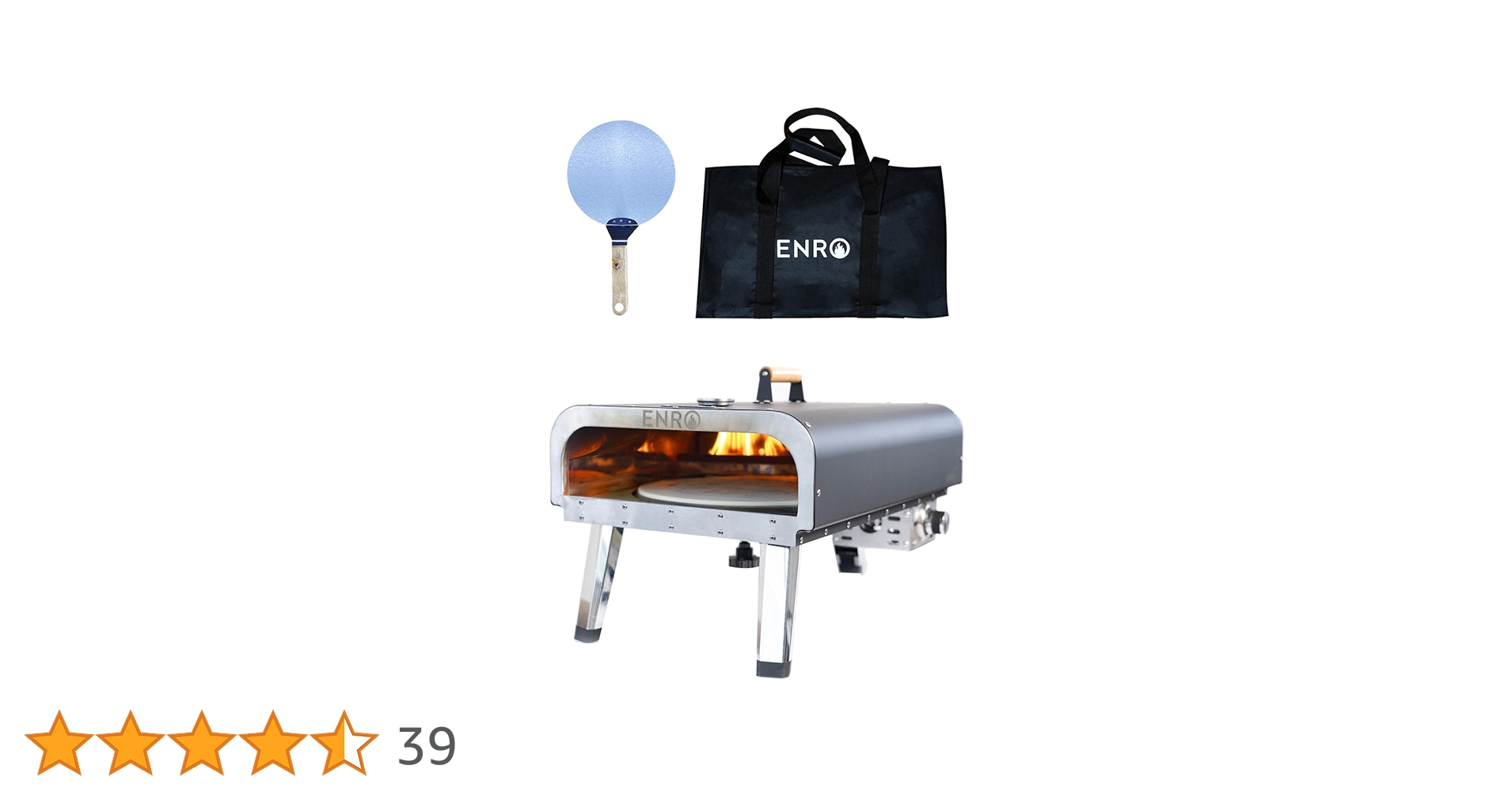 Amazon.co.jp: ENRO ポータブル ピザ窯 ガス式窯焼名人 【お庭や