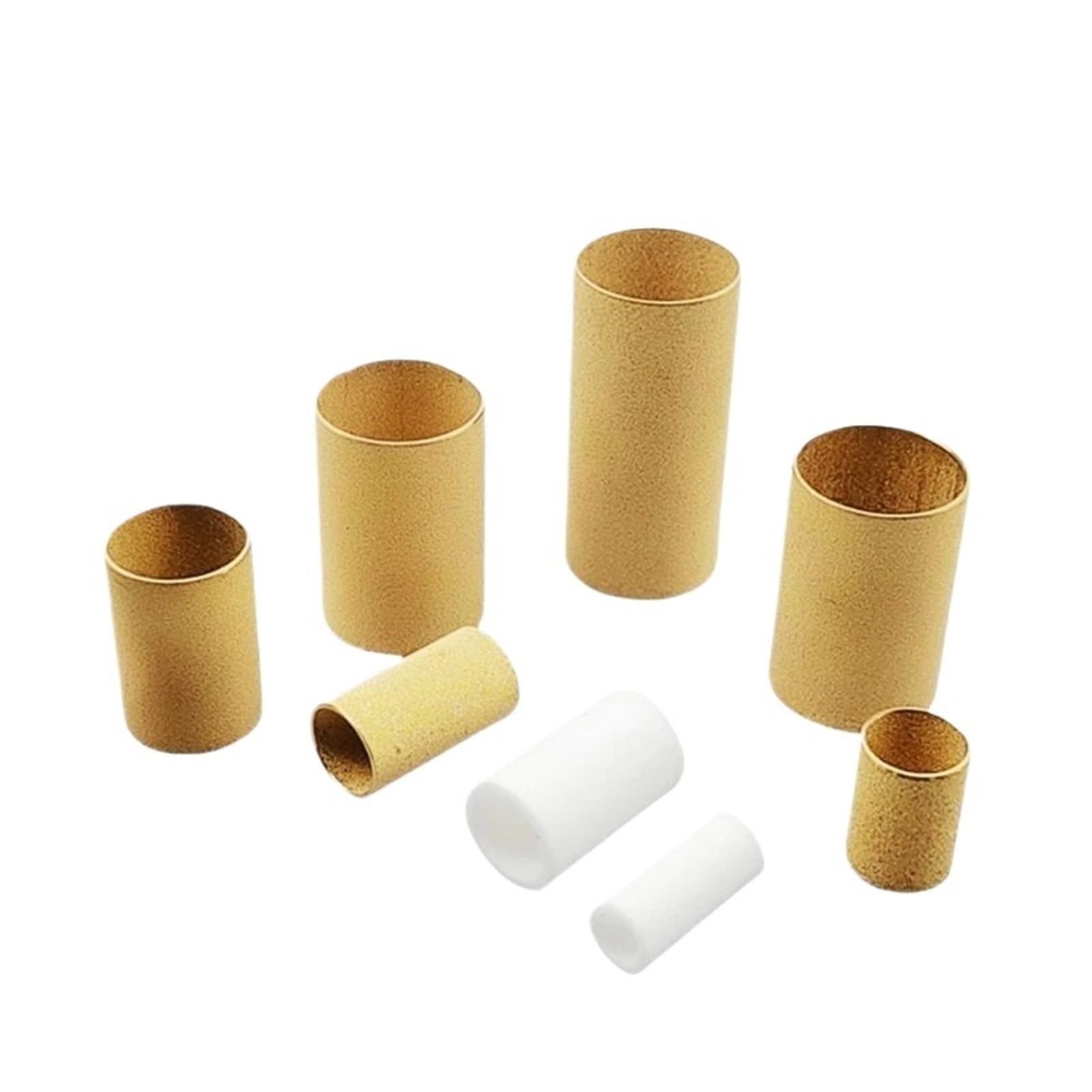 Lot de 10 éléments filtrants pneumatiques en cuivre avec noyau en fibre de fibre (S-MC4000 (cuivre))