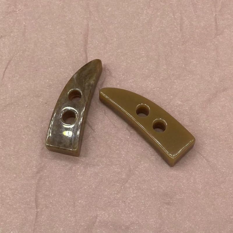 bottoni, Bottoni In Corno In Resina for Cucire 40mm Multicolor Confezione Da 10 20 50 Pz(Light Coffee 4cm,10pcs)