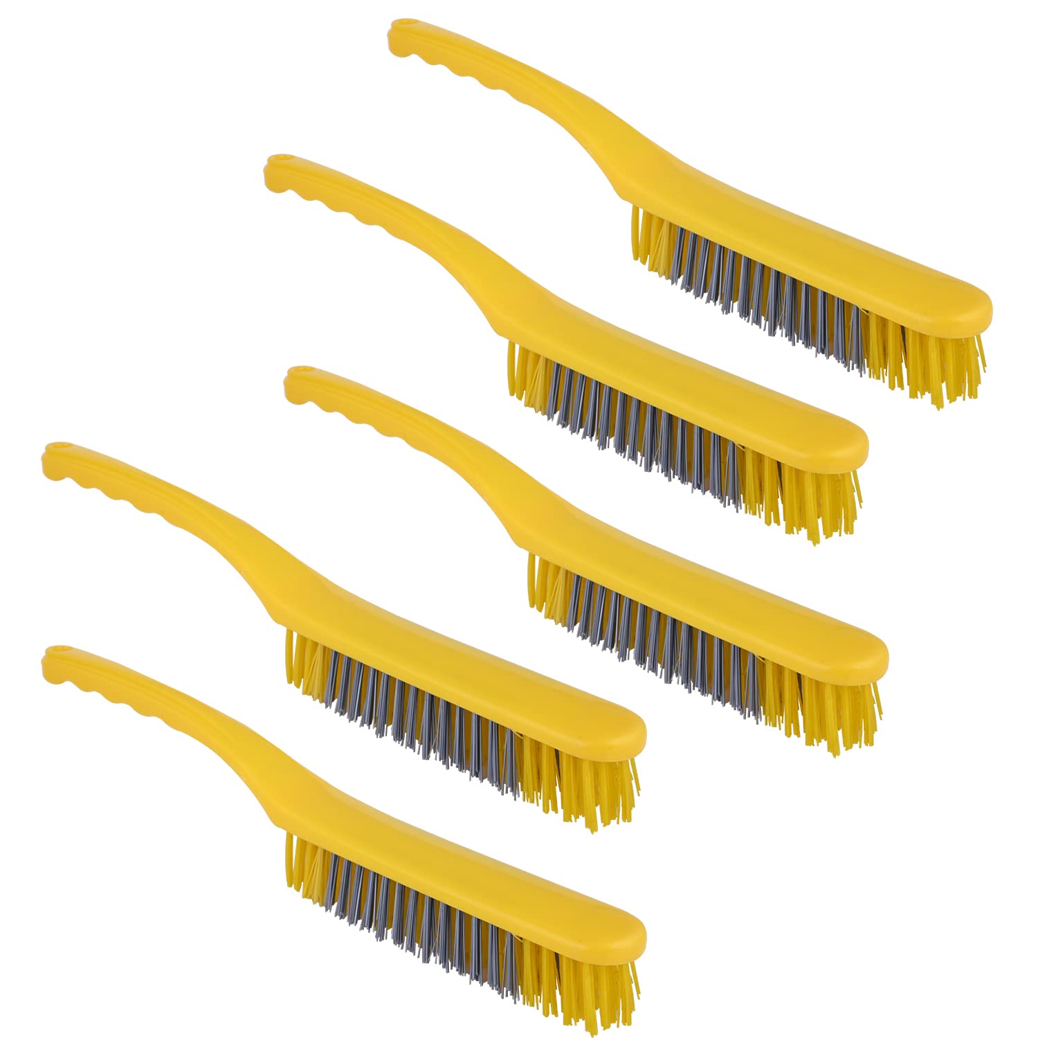 Zureni Carpet Cleaning Brush Home Washing Comfort Grip Stiff Bristles Heavy Duty Deep Scrub for Mat, Fabric, Couch, Blanket, Car Seat (Pack of 5, Random Color) (B0BY88GXQS) Amazon Price History, Amazon Price Tracker