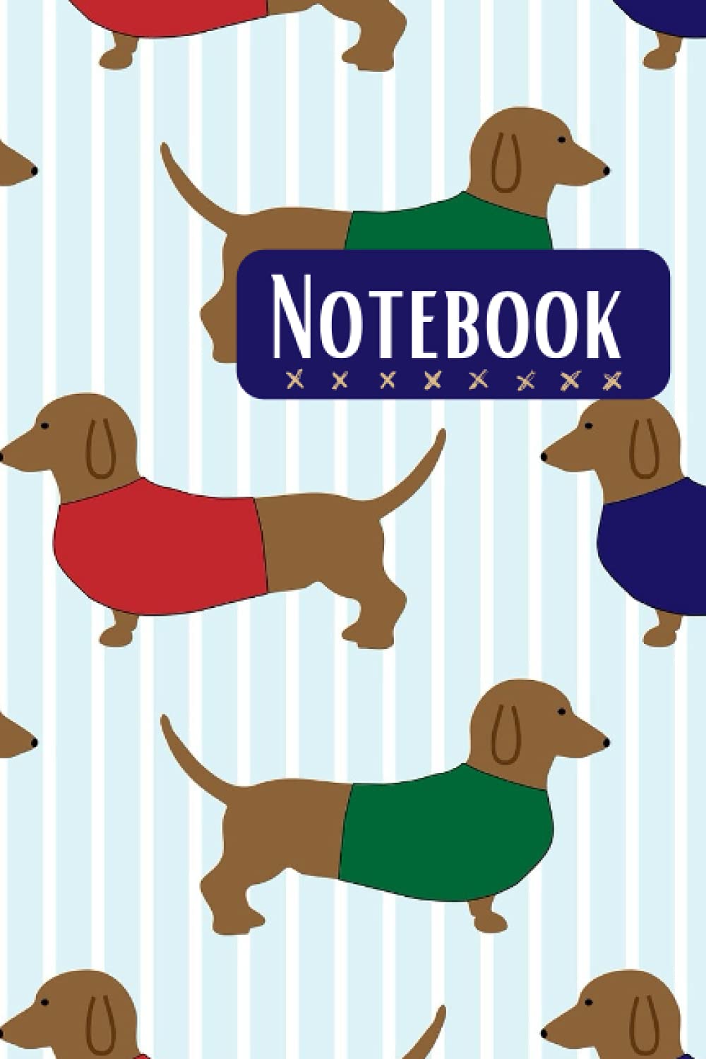 Dachshund Notebook/Notepad, Lined Notebook Journal with Crisp White Paper,Soft Matt Cover, 100 Pages
