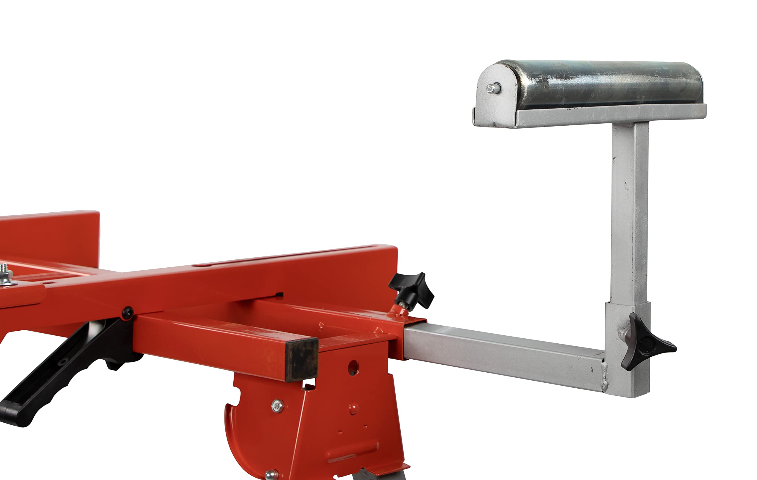 Grafner Maschinenuntergestell, für Maschinen wie Sägen und Bohrmaschinen, Traglast 250 kg, mit Rollen, Auflagen ausziehbar von 860-1600 mm, höhenverstellbar, Arbeitstisch Untergestell universal