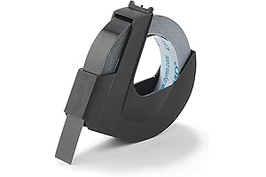 DYMO 3D Plastic Embossing Labels for Embossing Label Makers (520109)