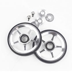 Mtb Con Ruedas De Carretera Aceoffix 2pcs aleación Easywheel y pernos de titanio para Brompton bicicleta plegable