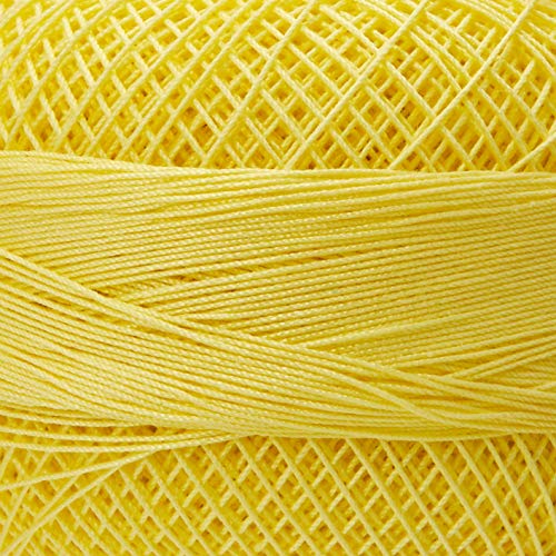 Hilo de algodón Lizbeth tamaño 40 color limón claro miniatura 2