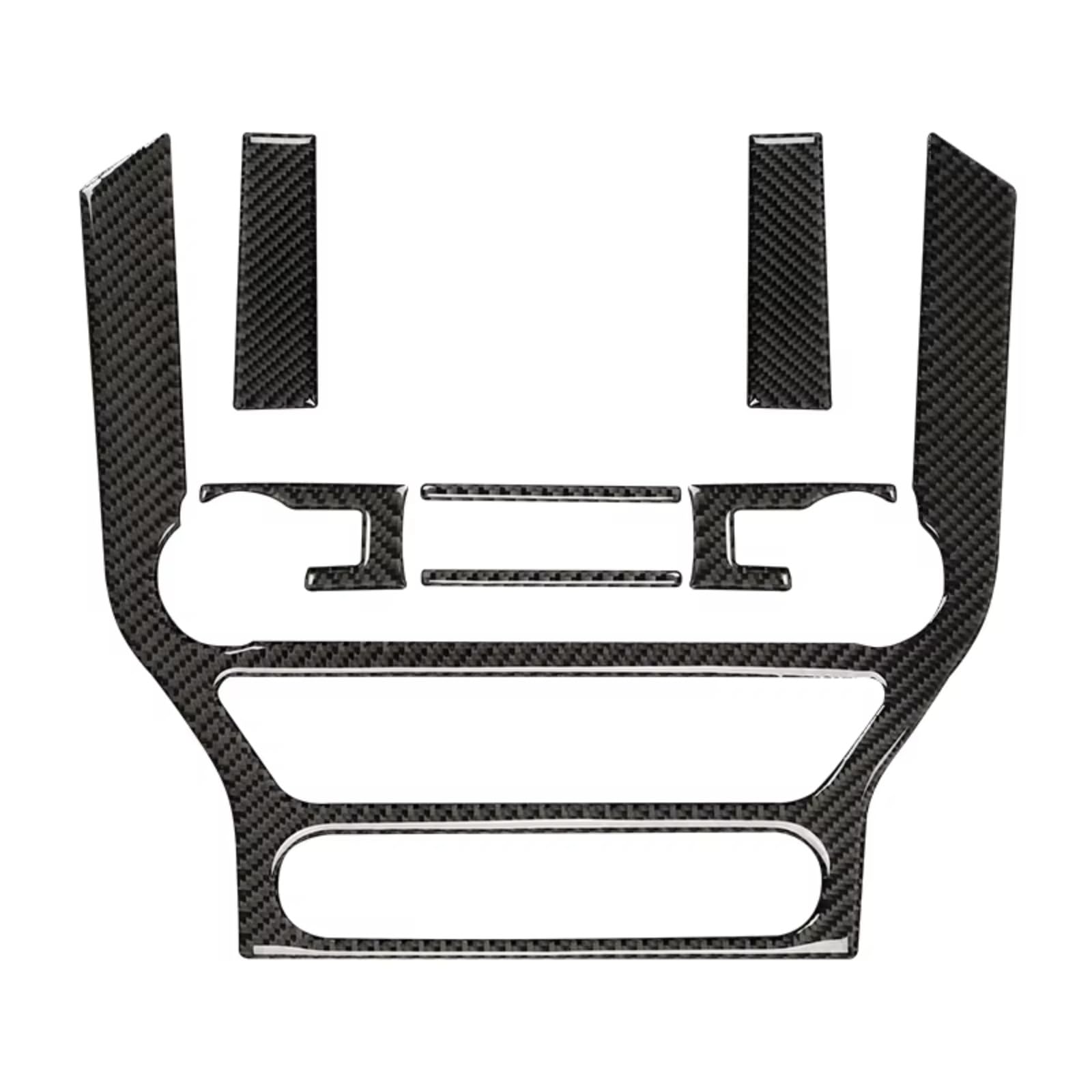 Car Trim Sticker for Mustang for GT 2015-2021 Interior Car GPS Navigation Trim Frame Multi-Media Console Decoration Sticker Decal