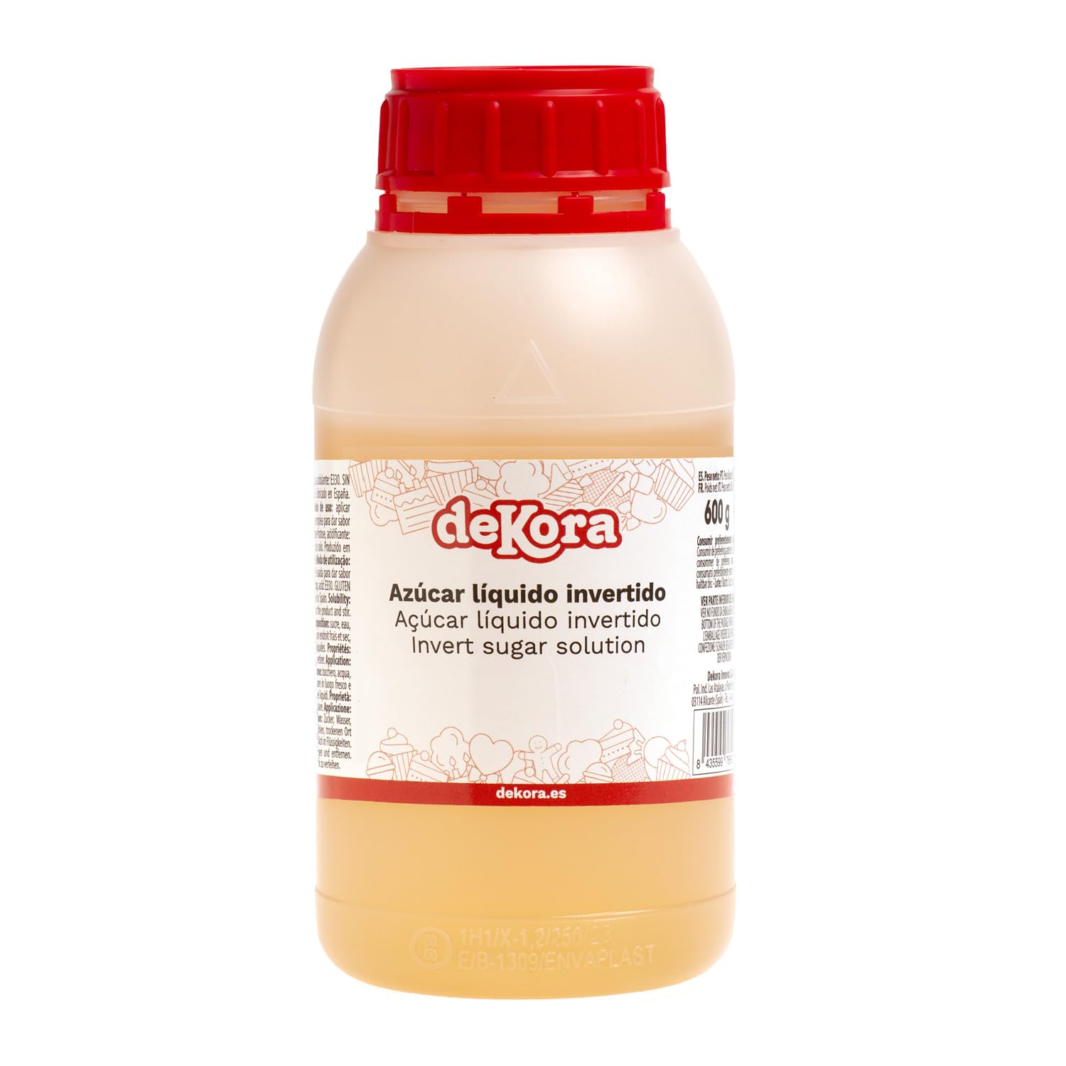 Azúcar Líquido Invertido 600 g para Pastelería y Heladería