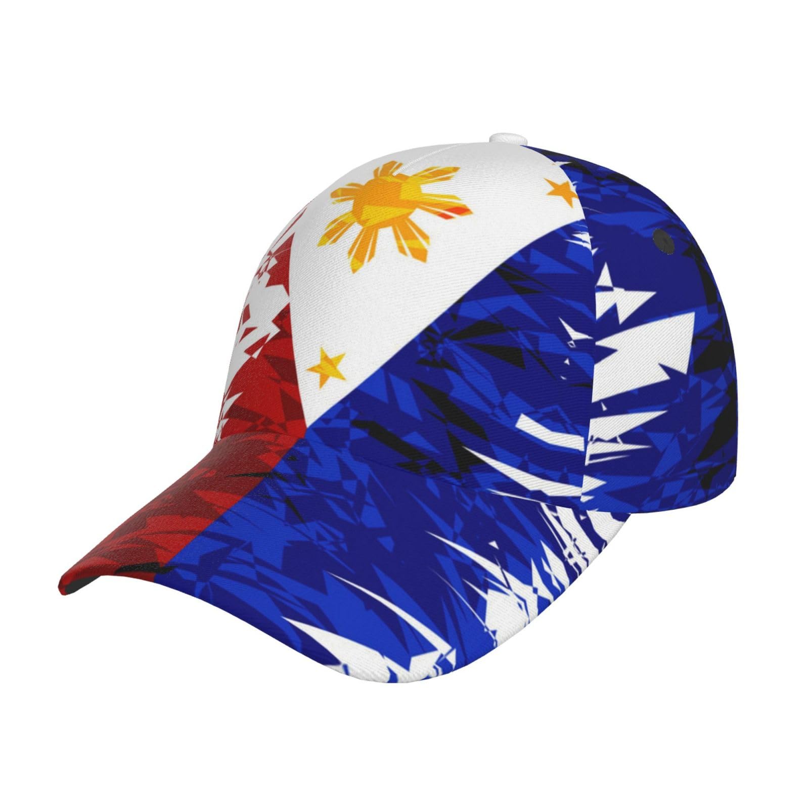 HLBSDM Philippines Flag Snapback Cap Philippines Baseball Hats for Filipino Sun Hat Cap Philippines Hats for Women Men