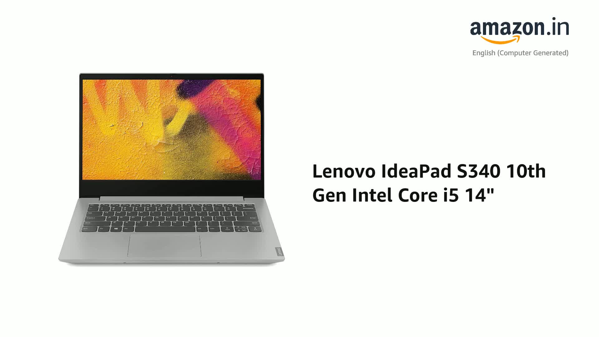 Lenovo IdeaPad S340 10th Gen Intel Core i5 14
