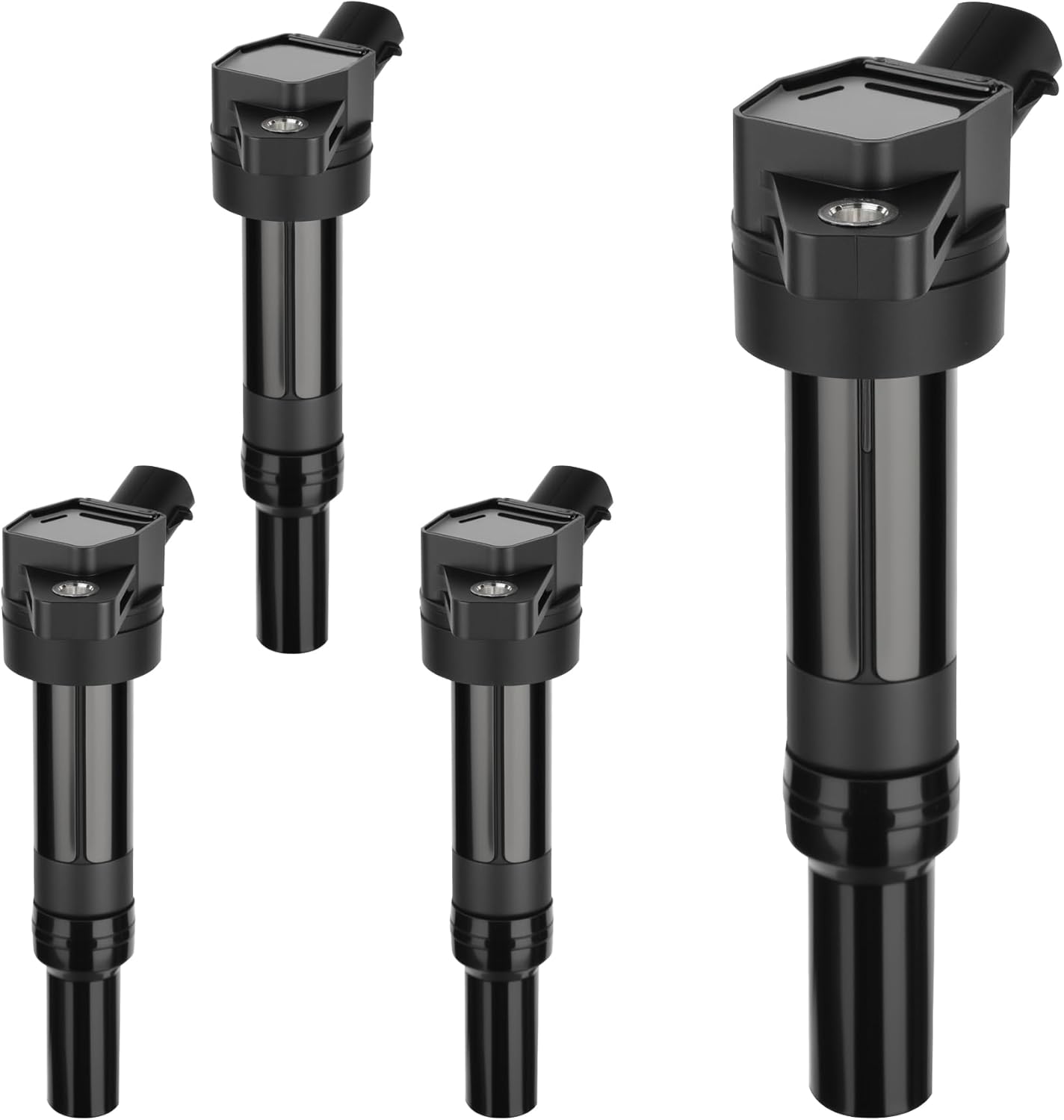 4 Pack UF651 Ignition Coil 2-Pin for Kia Soul 2012 2013 2014 2015 Hyundai Elantra Coupe GT 2016-2018 Hyundai Tucson Kia Forte Coil Pack 1.8L 2.0L l4, Replace 27300-2E000 C1804 GN10633 5C1861 1788511