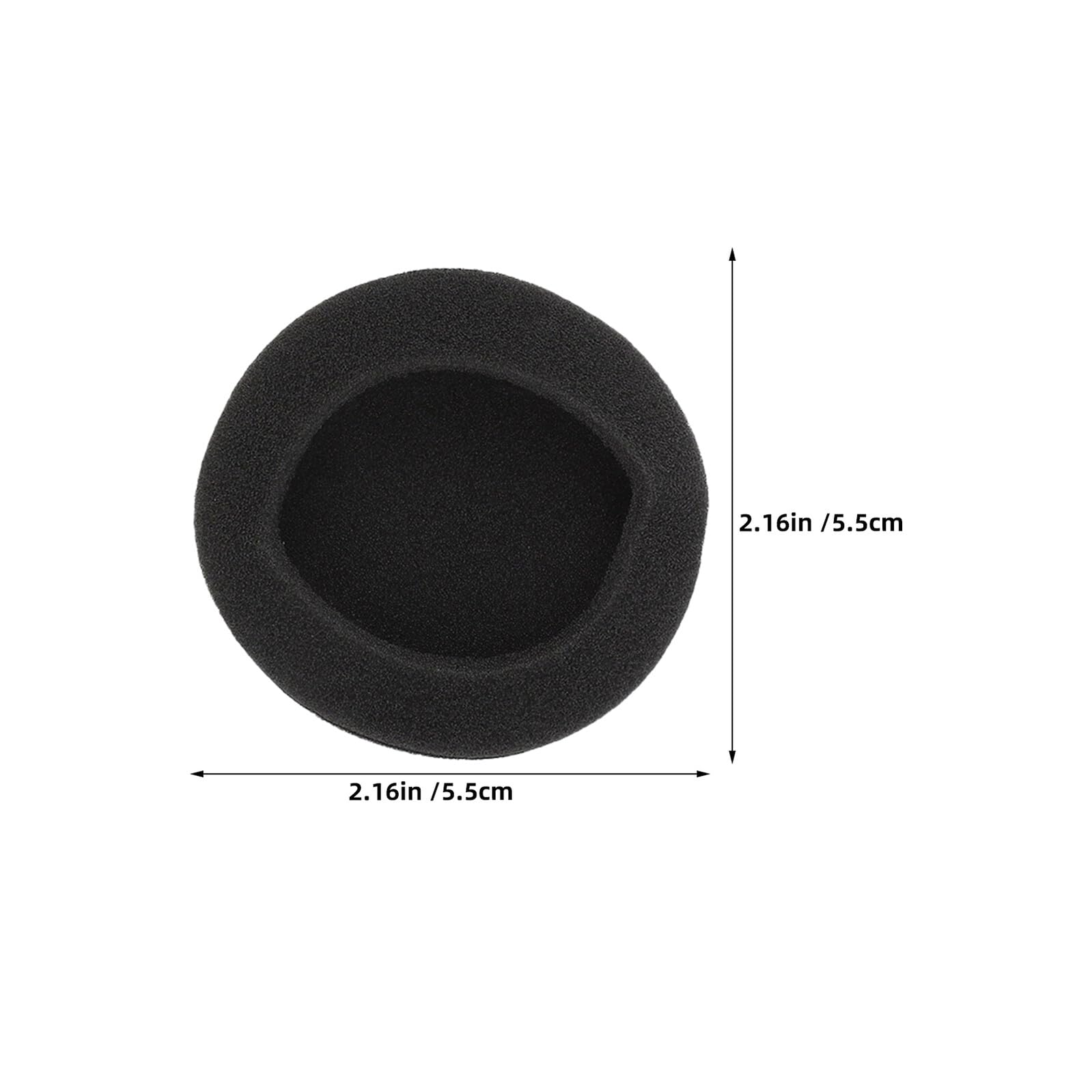 Lot de 24 Coussinets D’Écouteurs de Rechange en Mousse Souple 55Mm Compatibles Casques Audio et Gaming Isolation Phonique pour Confort Prolongé et Remplacement Facile
