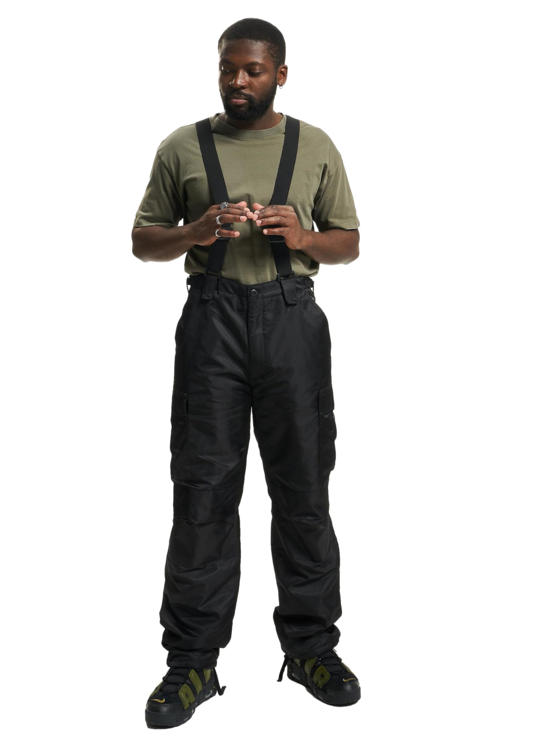 Pantaloni Cargo Vintage Brandit M65 Uomo - In Cotone, Tasche Multiple, Vita E Orlo Regolabili, Stile Militare