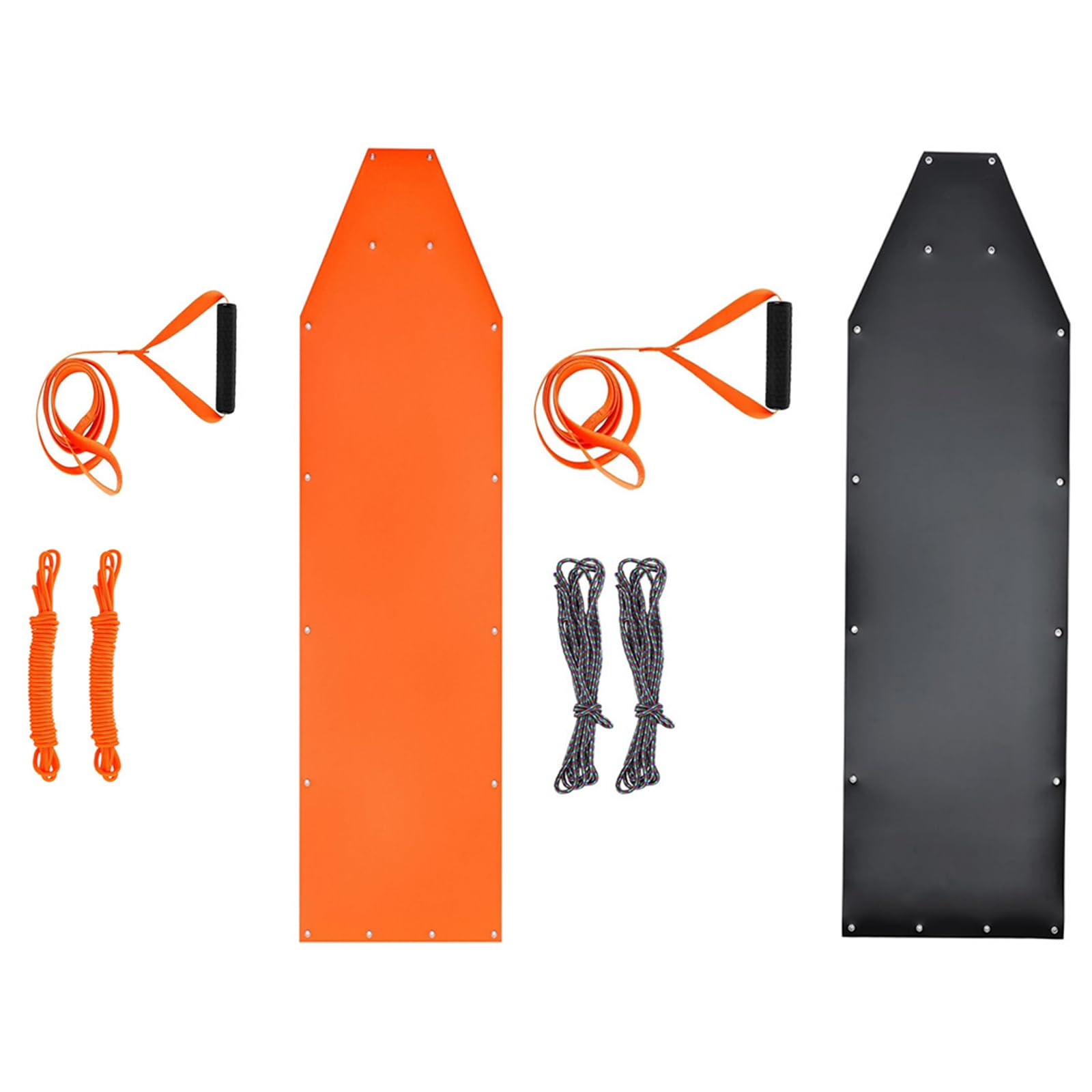 Trineos profesionales para equipos de grado profesional con limpieza de superficies lisas y compactos, portátiles, trineos multiusos para exteriores