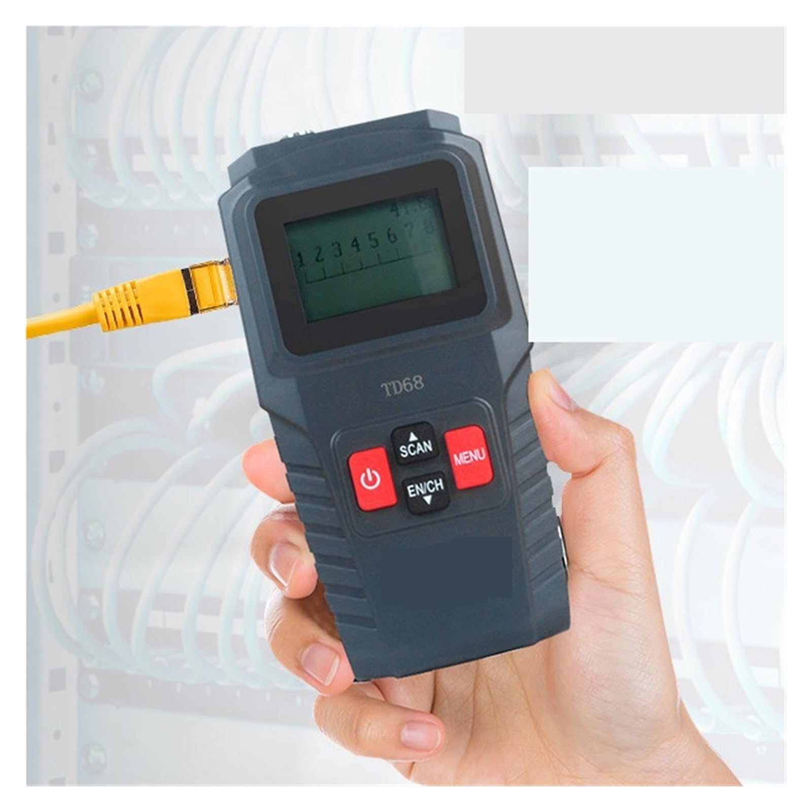 SML-TD68 Dual-Mode-Drahtsuchgerät, Kabellängen-Haltepunkt-Drahtmessgerät, Kurzschluss-Patrouillen-Instrument, Leitungsprüfer Präzise Effektive Identifizierung
