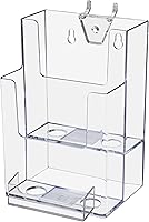 Vista 16 de Deflecto 77201 Portarretratos extra profundo con parte trasera plana multicompartimento, 4-1/2w x 3-3/4d x 7h, transparente