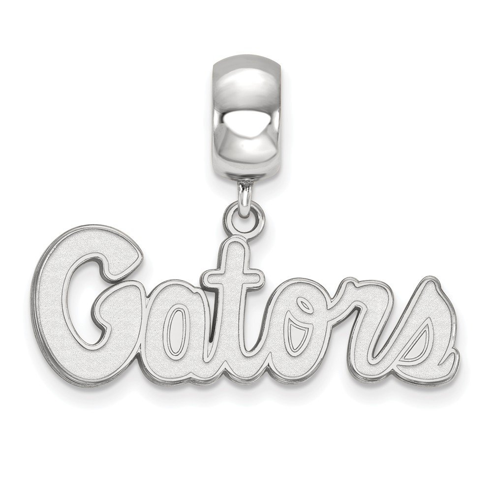 Florida Bead Charm Small (1/2 Inch) Dangle (Sterling Silver)