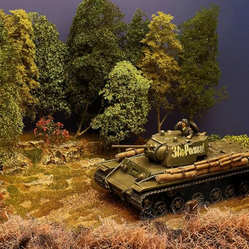 Warmtree Simulation Grass Miniature Static Grass Model Grass Diorama Supplies Artificial Grass for Diorama Materials Train Landscape Railroad Scenery Sand Military Layout Model - Image 7