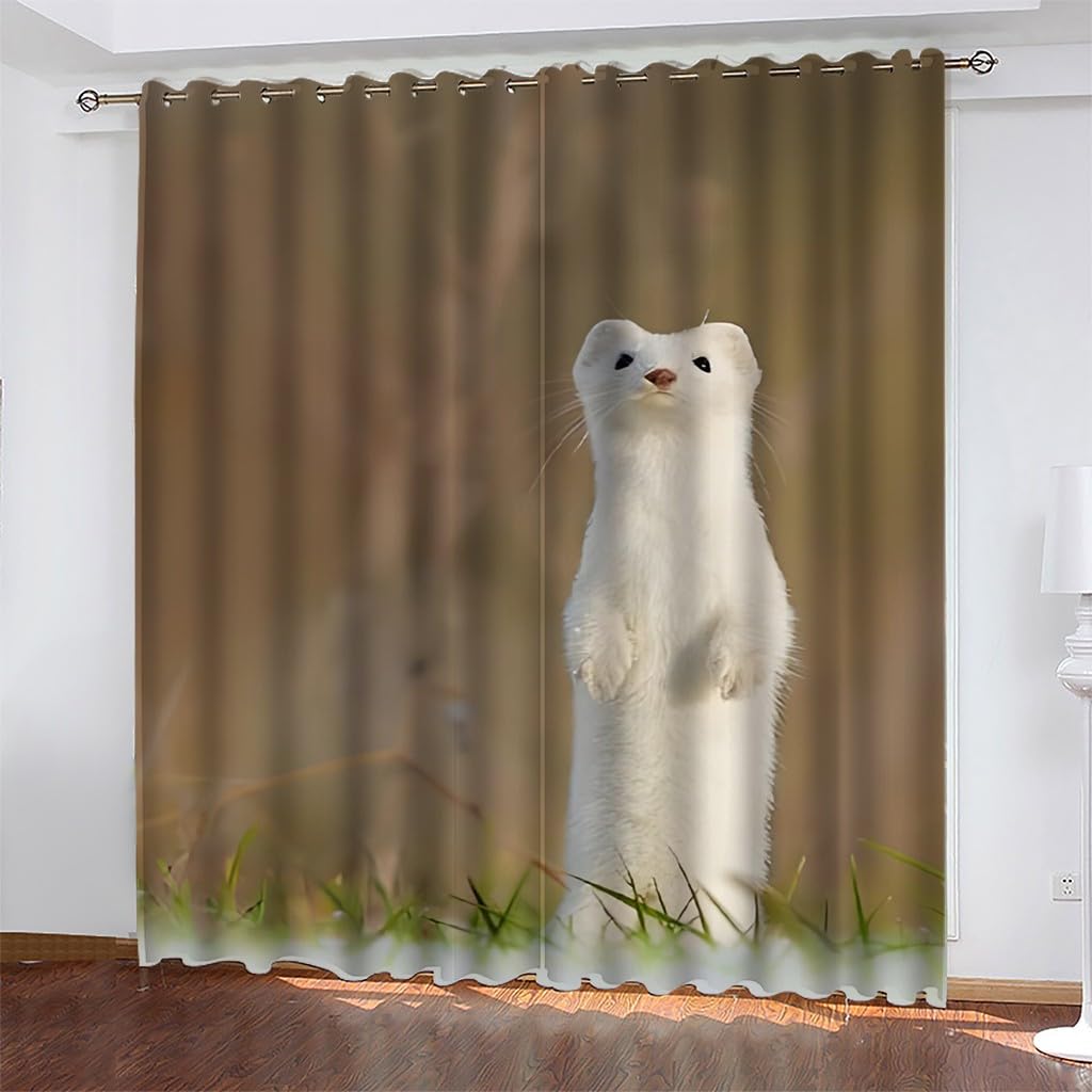 Zasłony zaciemniające z izolacją termiczną, 2 panele z metalowymi pierścieniami, zasłony zaciemniające do sypialni i salonu 117 x 229 cm 2 sztuki AJ160