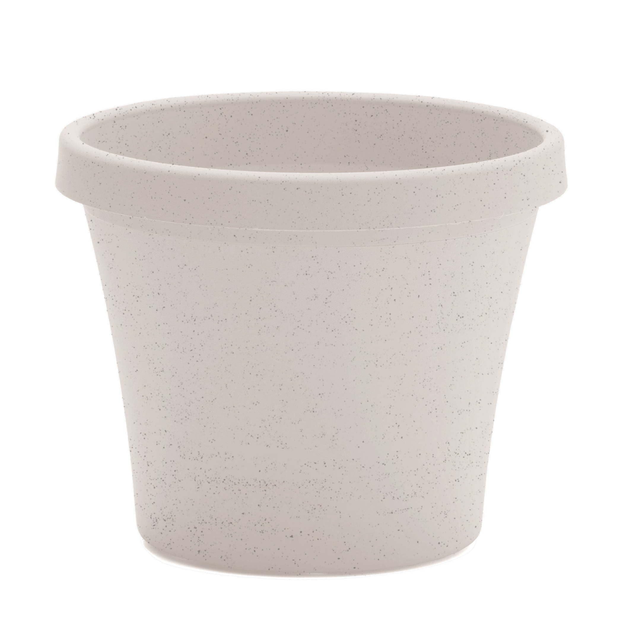 Pot de fleurs avec drainage Bloem Terra en résine 20,3 cm pour préserver la santé des racines